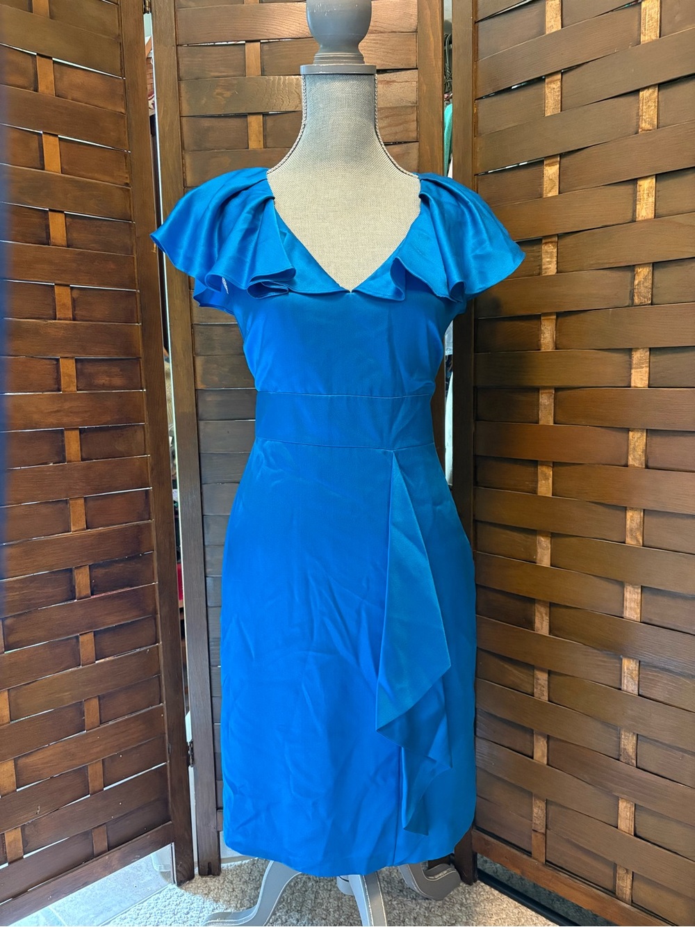 NWT marks and Spencer limited collection women’s silk cobalt dress in size 8